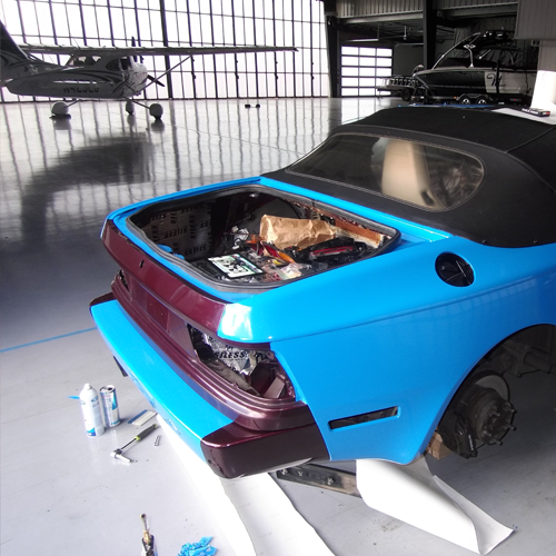 Porsche 944 Wrap Install