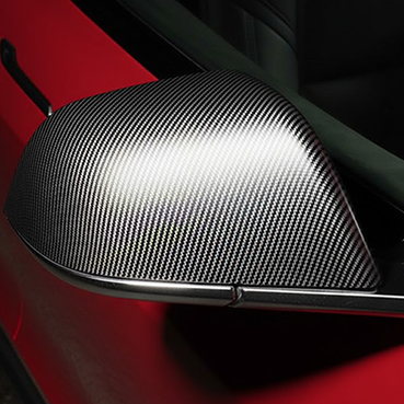 Wrapped side mirror